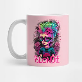 Blonde Rock Girl Mug